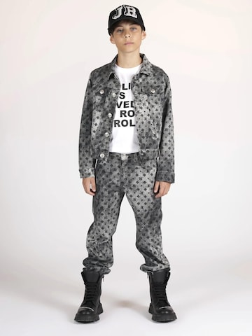 John Richmond Übergangsjacke 'Monogram' in Grau