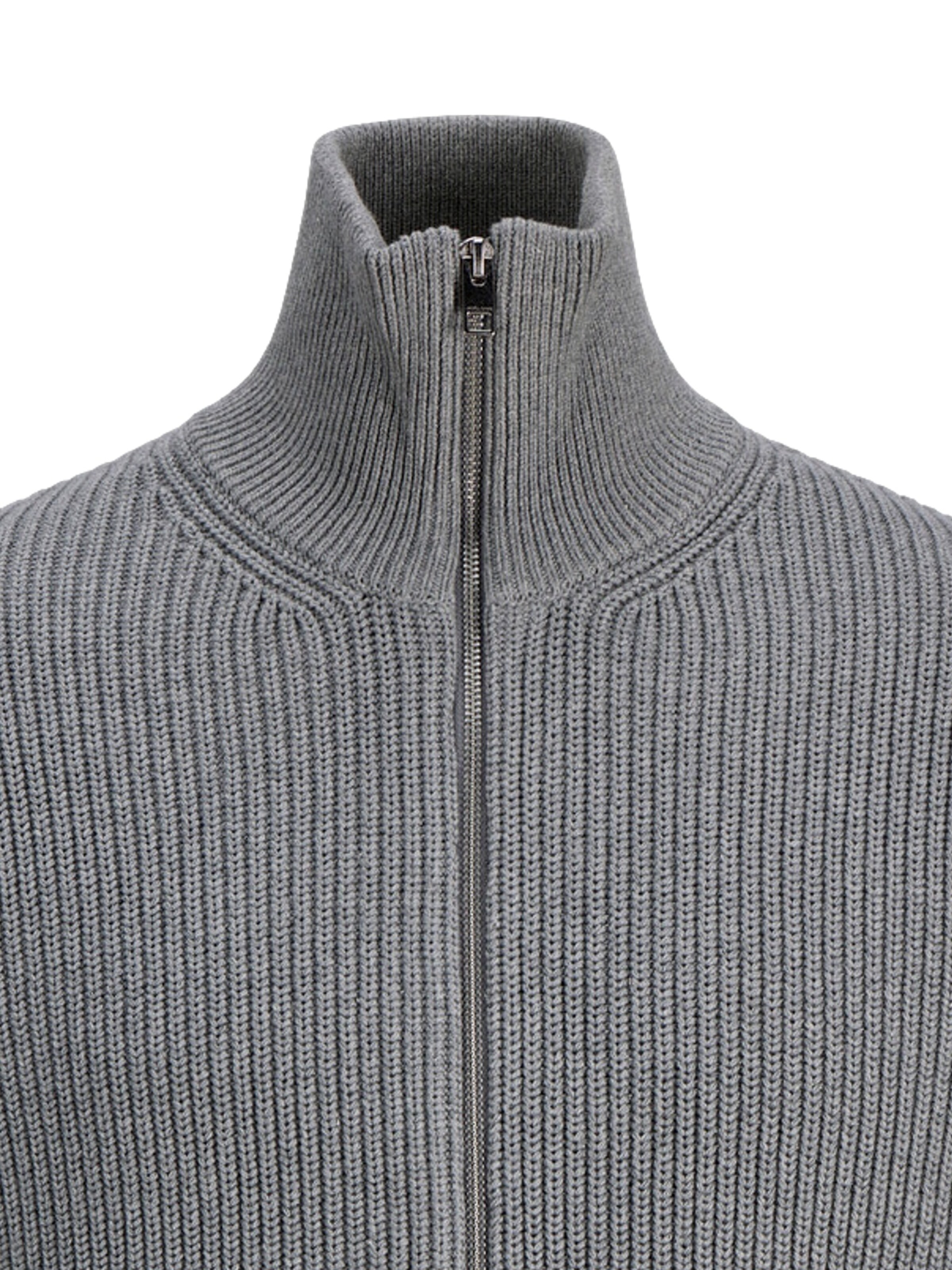 JACK & JONES Gebreid vest 'Blastandfort' in Grijs