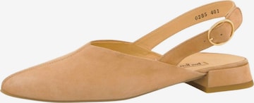 Escarpins à bride arrière Paul Green en marron : devant