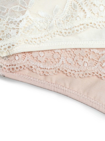 ESOTIQ - Panti 'Taillenslip Patri im 2er Pack, leichter Shaping Effekt, hohe Leibhöhe L' en beige