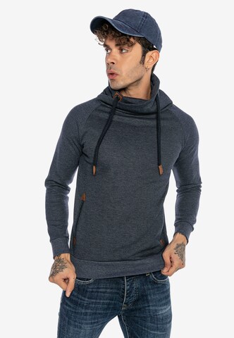 Redbridge Sweatshirt 'Manchester' in Blau: predná strana