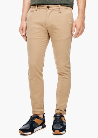 s.Oliver Slimfit Chinohose in Beige