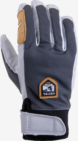 HestraSportske rukavice 'Ergo Grip Active' - siva boja: prednji dio