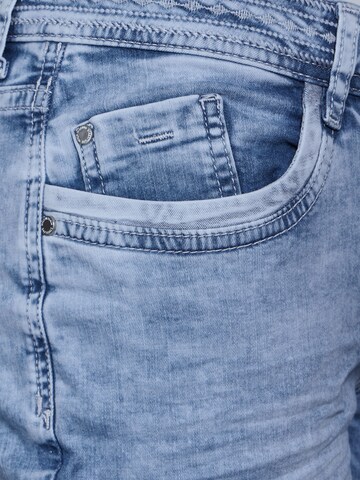 STREET ONE Slimfit Jeans 'Crissi' in Blauw