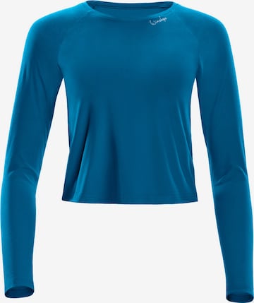 Winshape Funkcionalna majica 'AET119LS' | modra barva: sprednja stran
