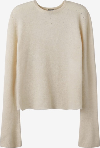 Pullover di LMTD in bianco: frontale