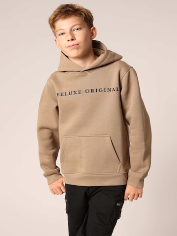 Sweat 'Ben' Deeluxe en marron : devant