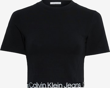 Calvin Klein Jeans T-shirt i svart: framsida