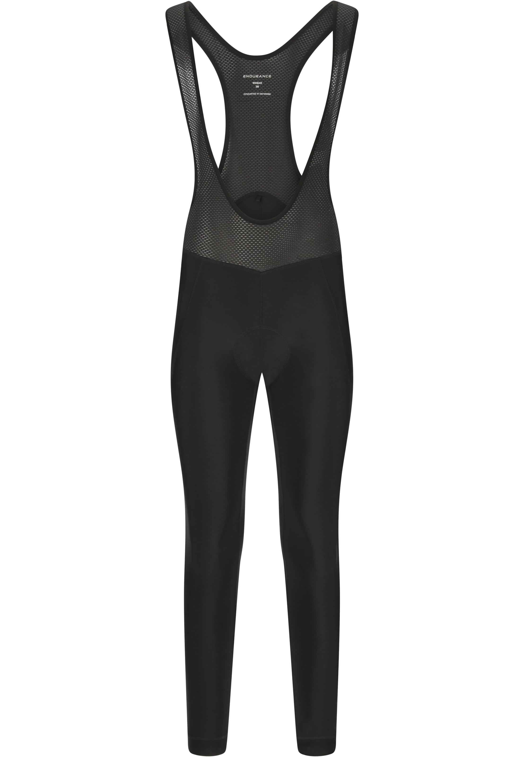 ENDURANCE Skinny Radhose 'Jayne V2' in Schwarz: Vorderseite