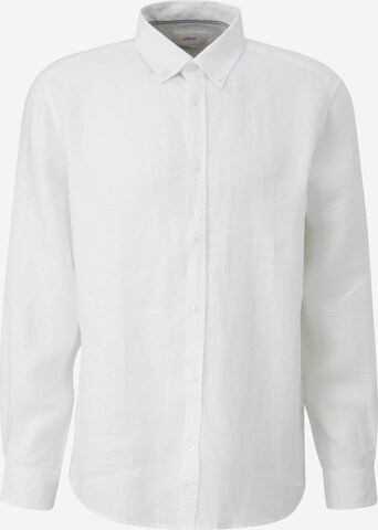 s.Oliver Button Up Shirt in White: front