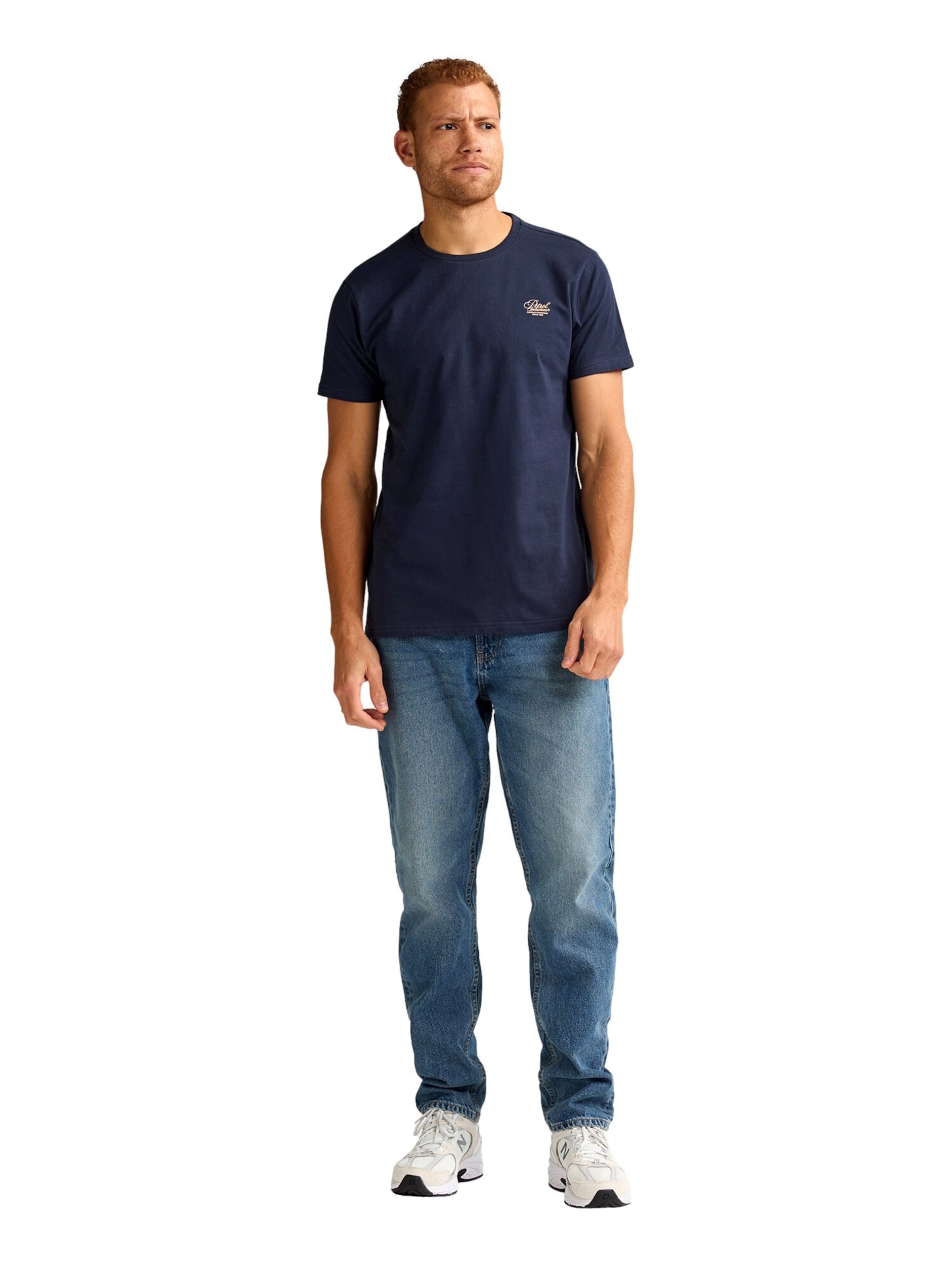 T-Shirt Petrol Industries en bleu