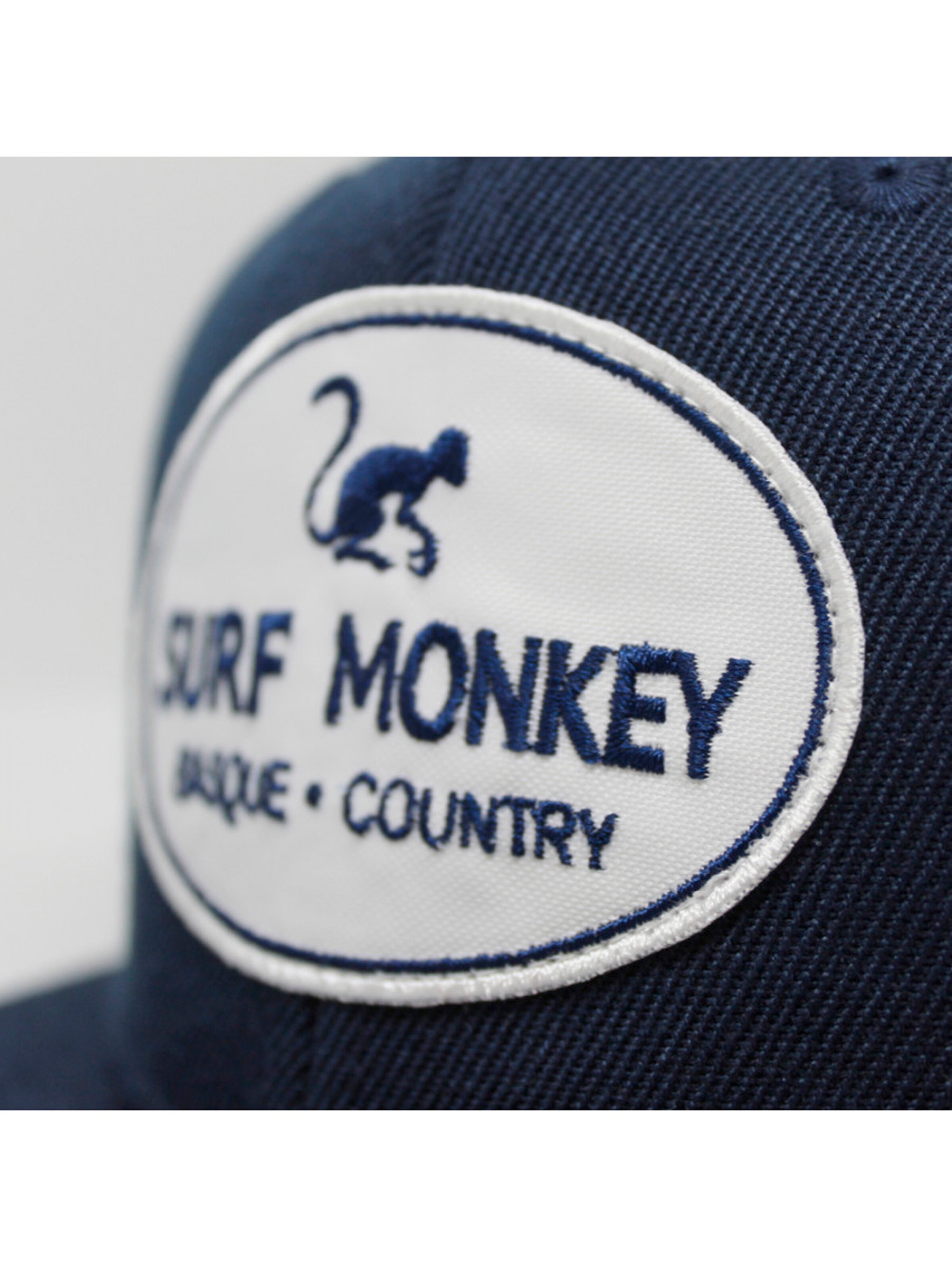 Surf Monkey Athletic Cap in Blue