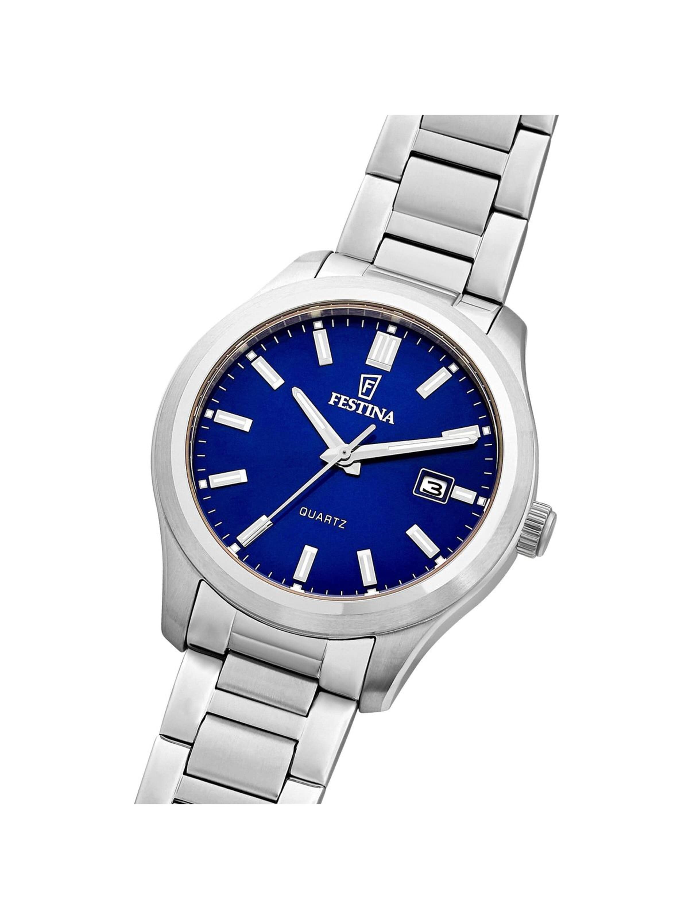 Montre à affichage analogique FESTINA en bleu