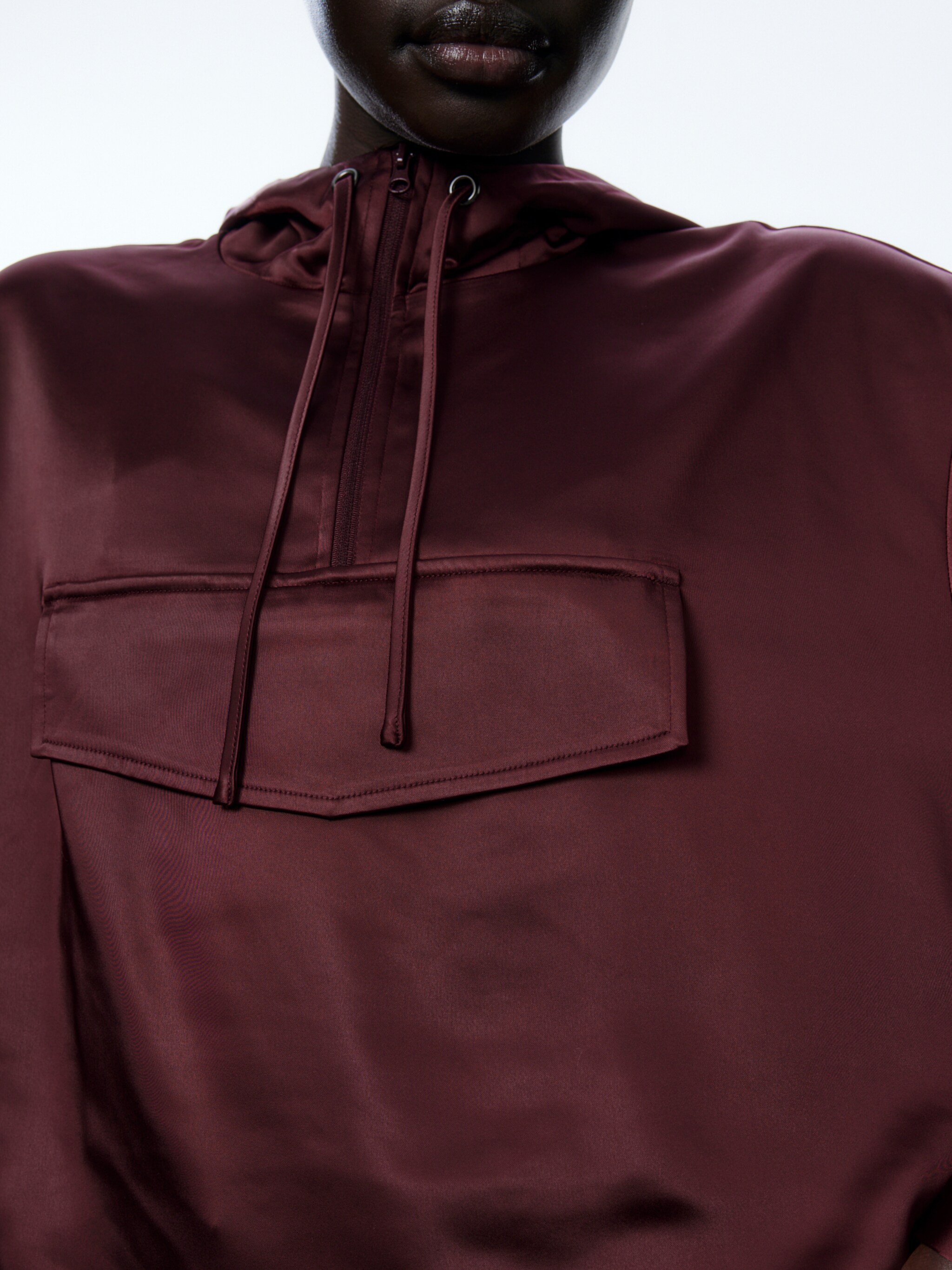 EDITED Produkte Shirt 'Luan' burgunder