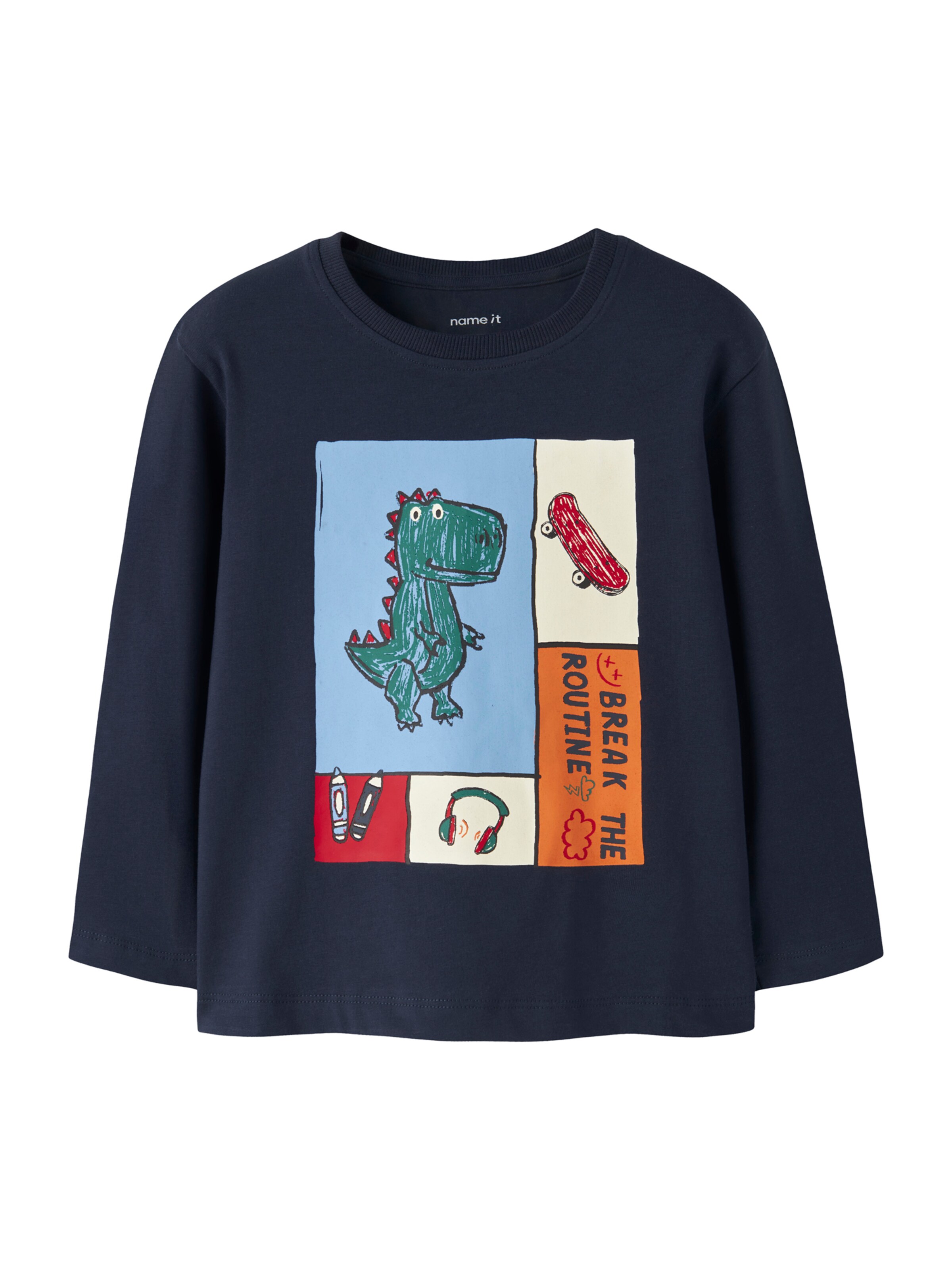 T-Shirt 'NMMLUCIUS' NAME IT en bleu : devant
