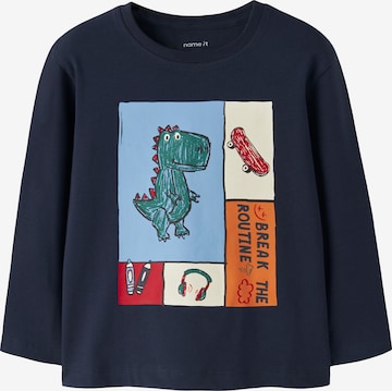 T-Shirt 'NMMLUCIUS' NAME IT en bleu : devant