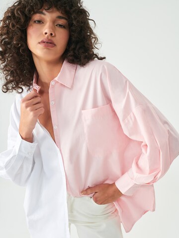 St MRLO - Blusa 'REQUISITE' en rosa: frente