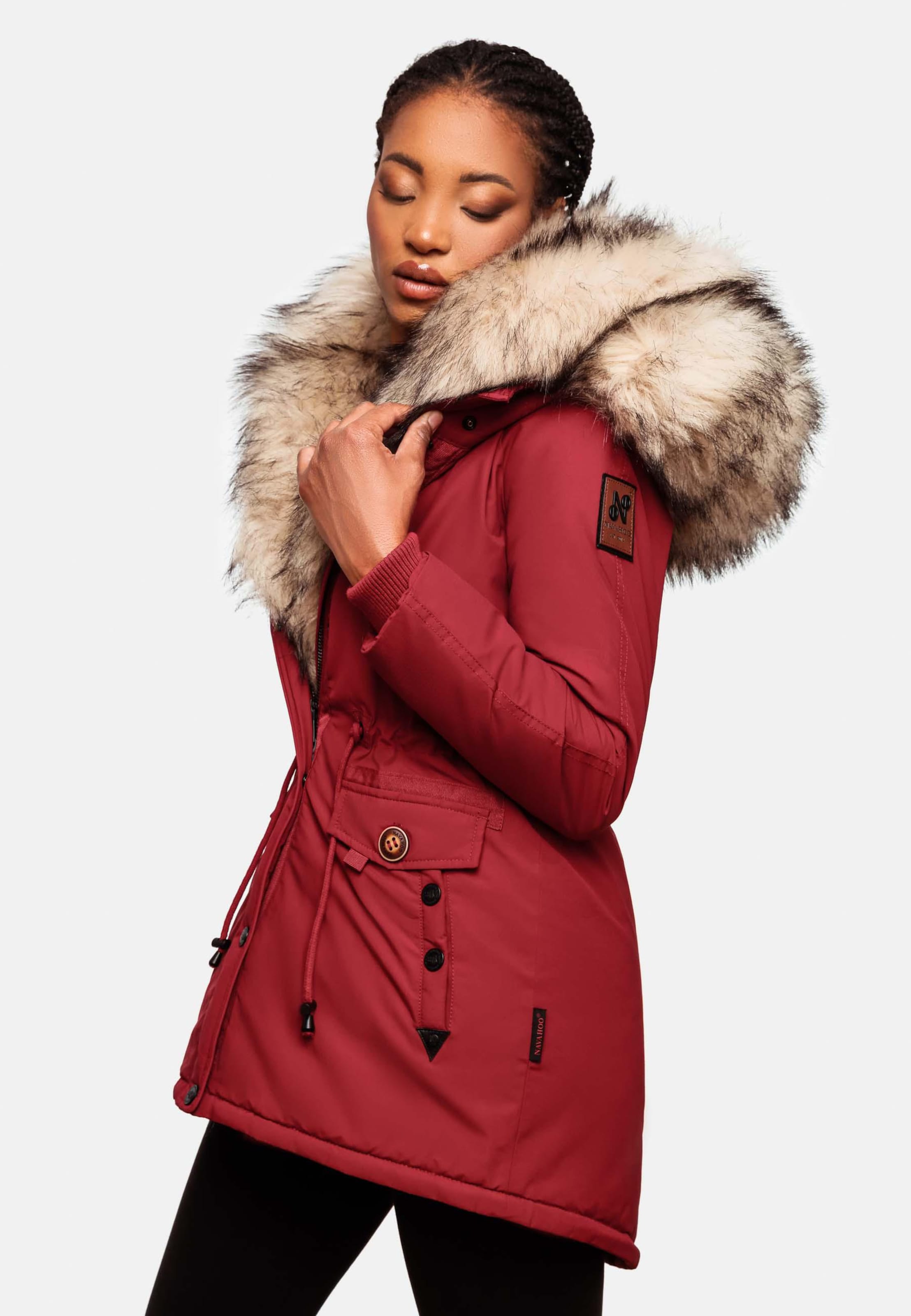 NAVAHOO Winterparka \'Sweety\' in Rot | ABOUT YOU