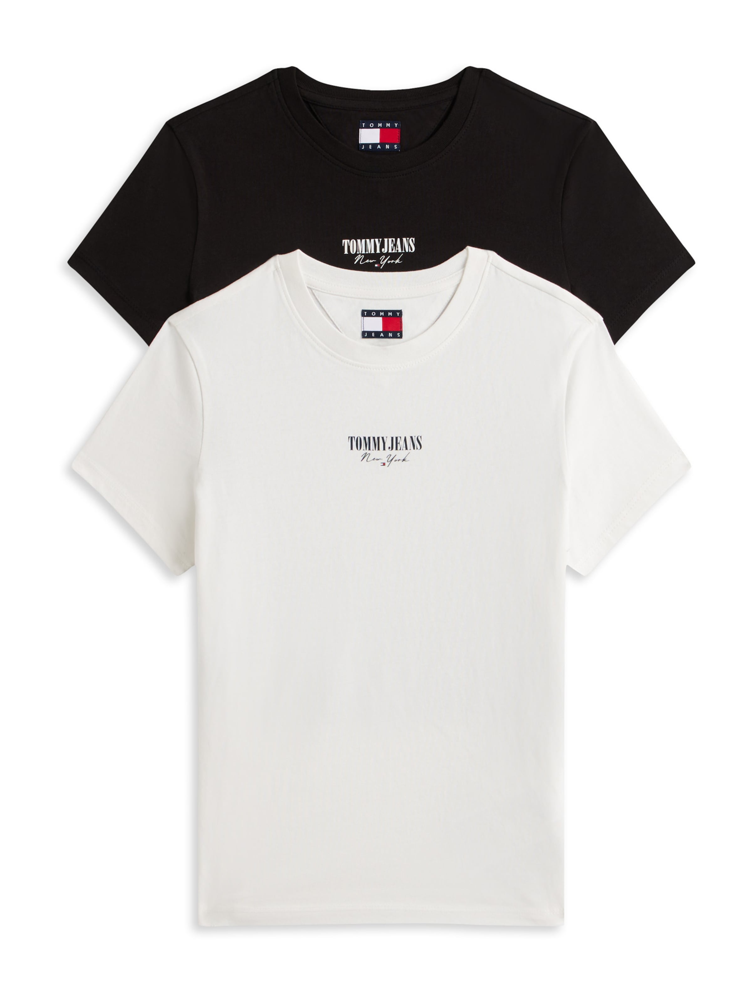 Maglietta 'Essential' di Tommy Jeans in beige: frontale