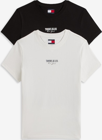 Tommy Jeans Majica 'Essential' u ecru/prljavo bijela / crna, Pregled proizvoda