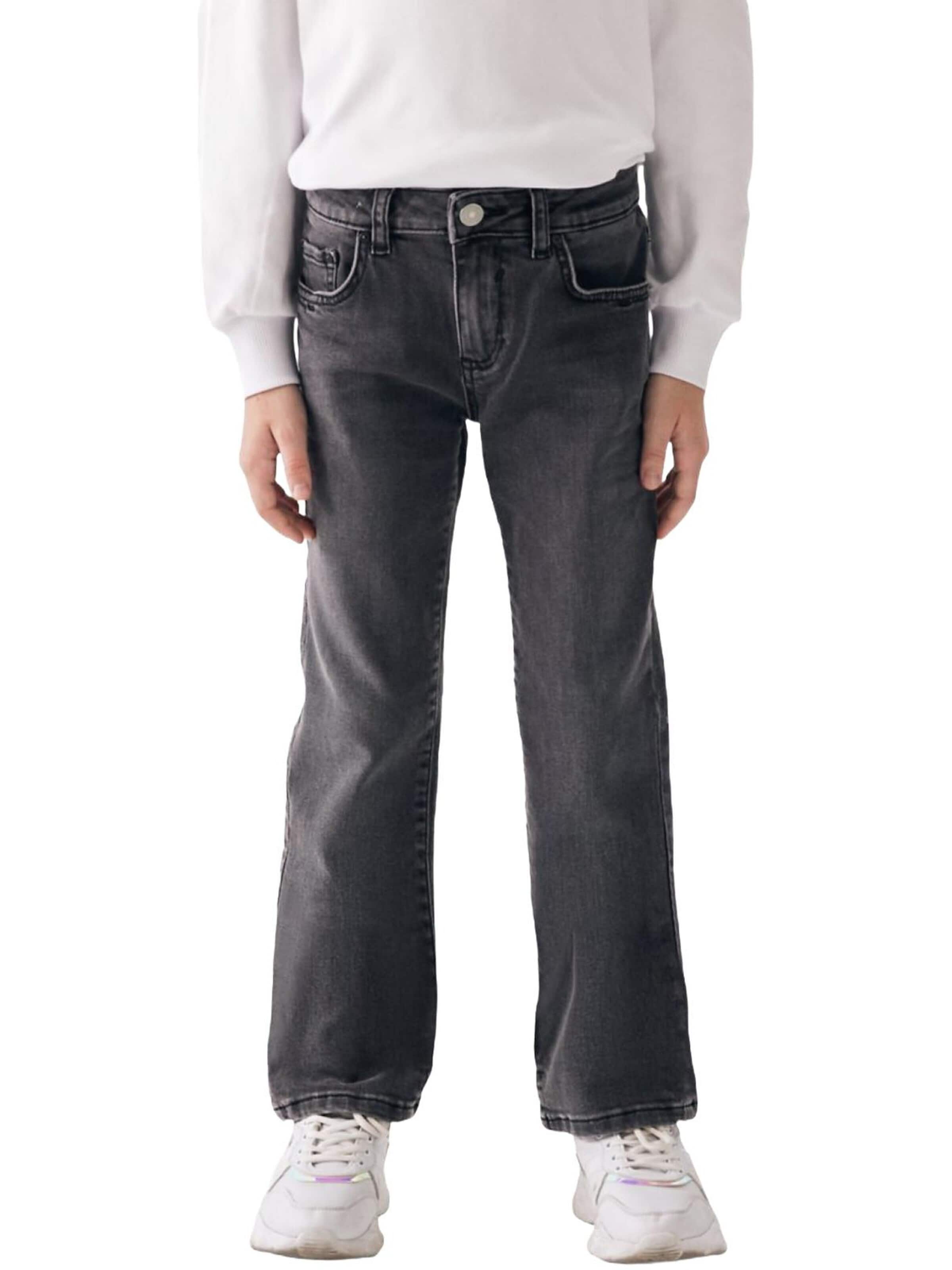 LTB Jeans Loosefit Jeans 'LTB Jeans Baby Mädchen Oliana G High Waist Wide Leg Jeans' in Grijs