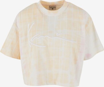 Karl Kani T-shirt 'KW222-030-1' i orange: framsida