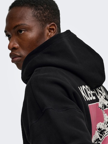 Sweat-shirt 'ONSastoria' Only & Sons en noir