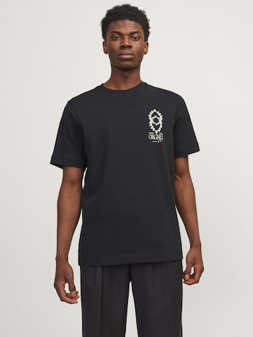 JACK & JONES Shirt 'JORNoto' in Black: front