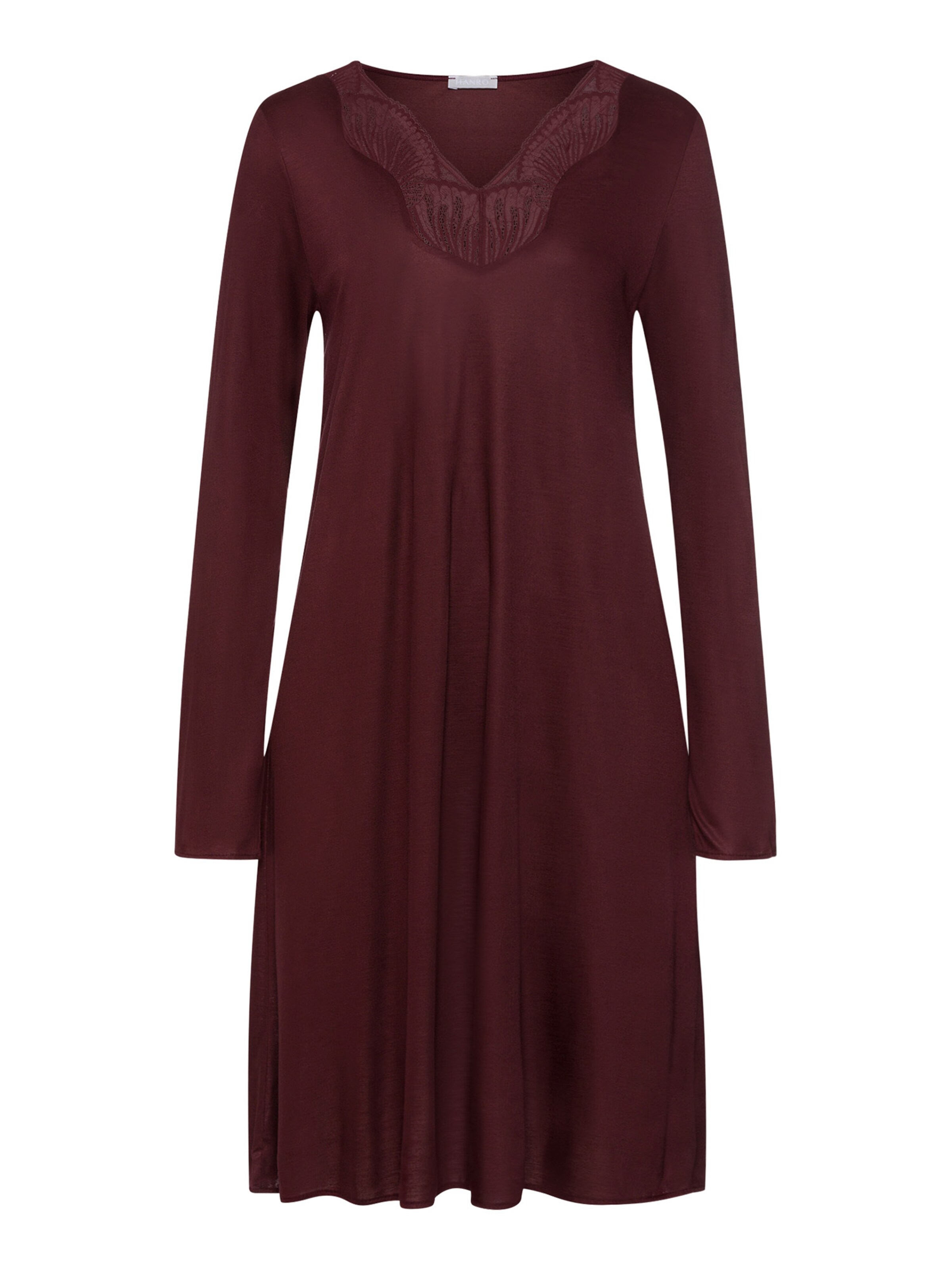 Chemise de nuit ' Lilith ' Hanro en marron : devant