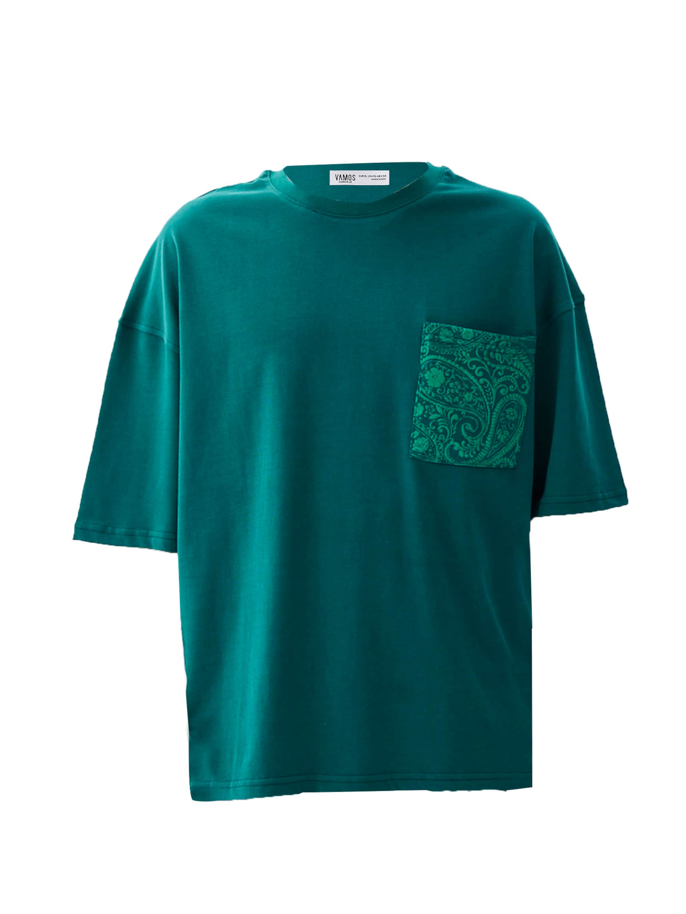 VAMOS CLO Bluser & t-shirts i grøn: forside