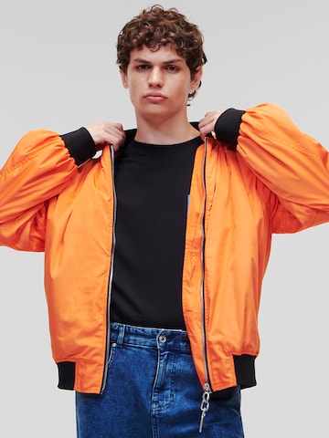 Veste mi-saison KARL LAGERFELD JEANS en orange