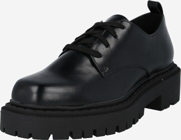 Monki Lace-Up Shoes 'Danny' in Black: front