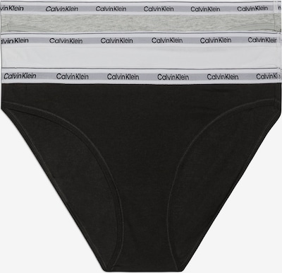 Calvin Klein Slip in graumeliert / schwarz / offwhite, Produktansicht