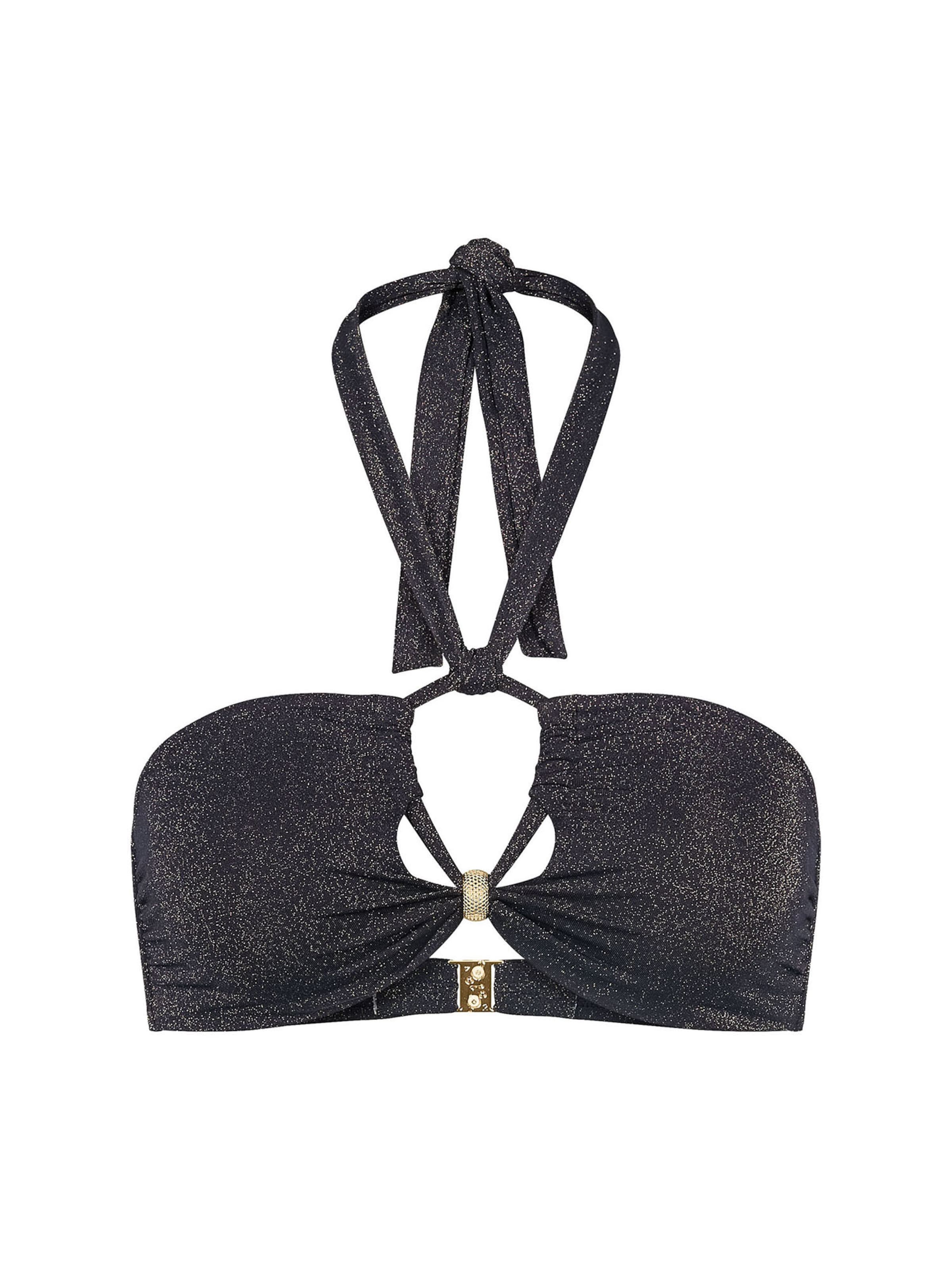 TRIUMPH Bikini top ' Red Label Summer Sunset ' in Black: front