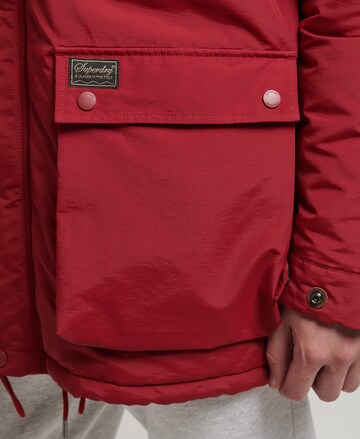 Superdry Winterparka in Rood