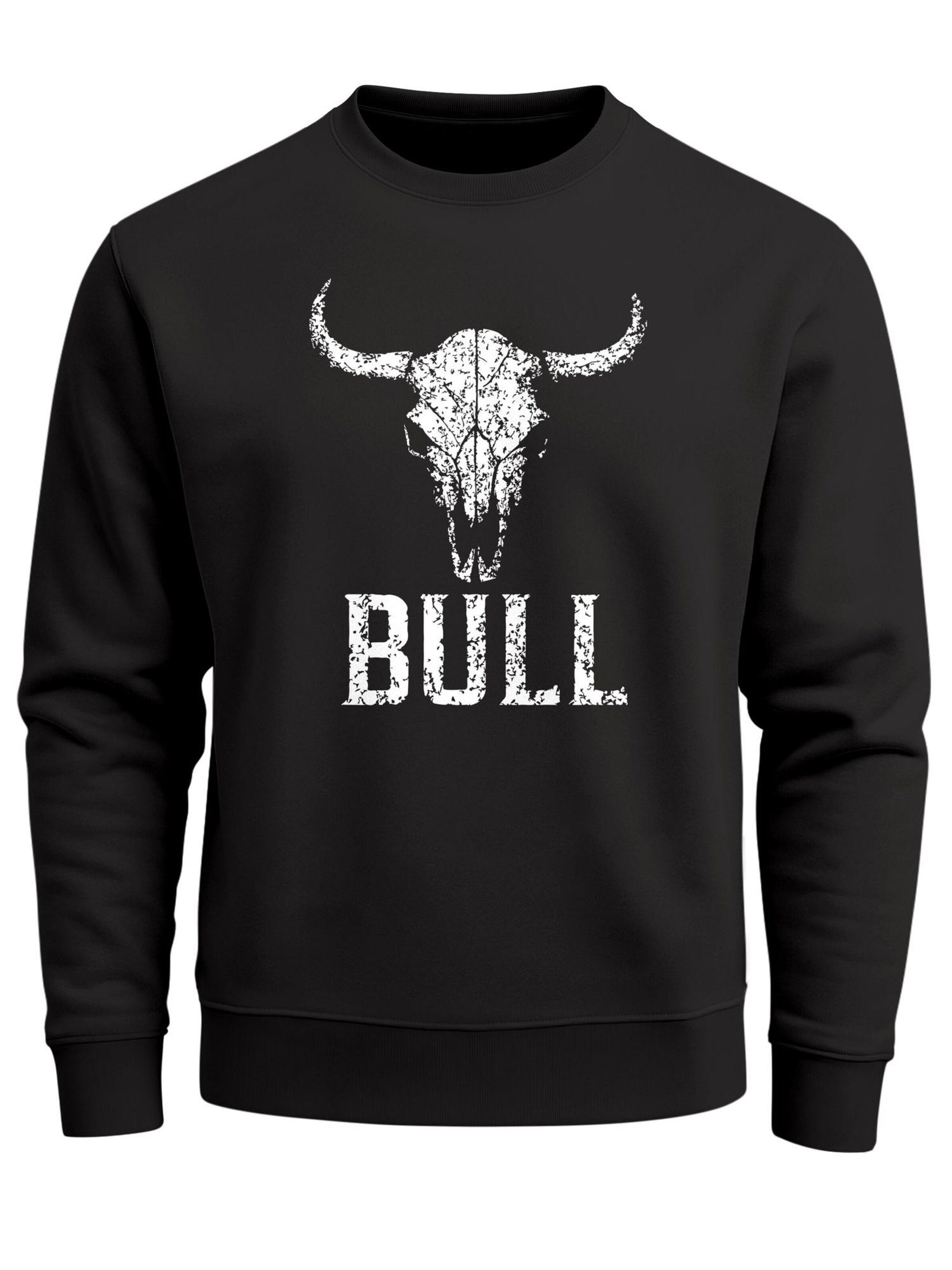Neverless Sweatshirt 'Bull'‌‌‌‌‌‌ in XS in schwarz, Produktansicht