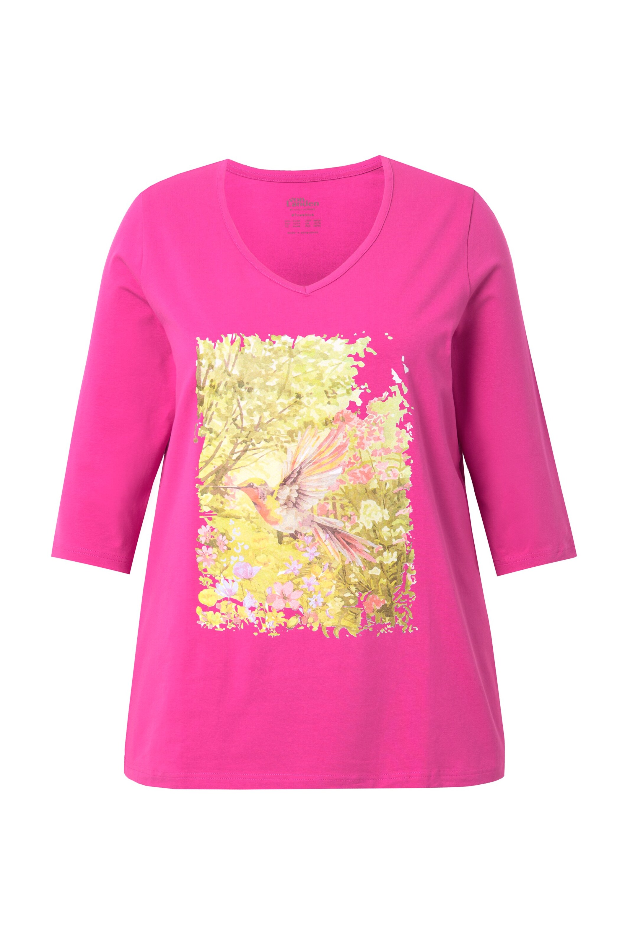 Ulla Popken Shirt in Pink: Vorderseite