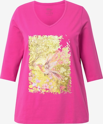 Ulla Popken Shirt in Roze: voorkant