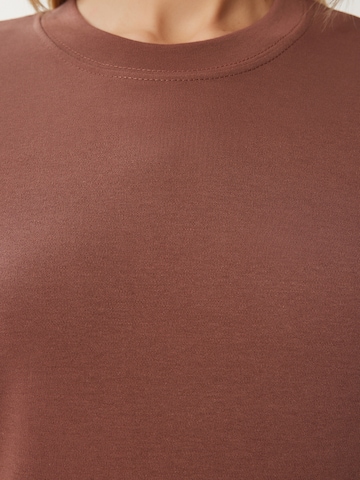 T-shirt Happiness İstanbul en marron