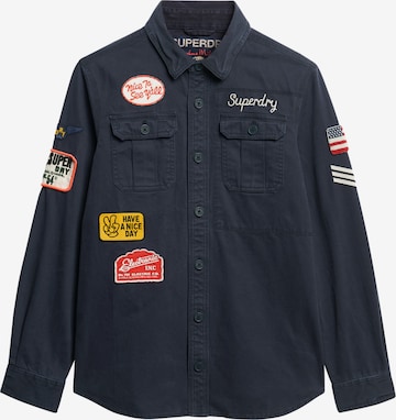 Veste mi-saison Superdry en bleu : devant