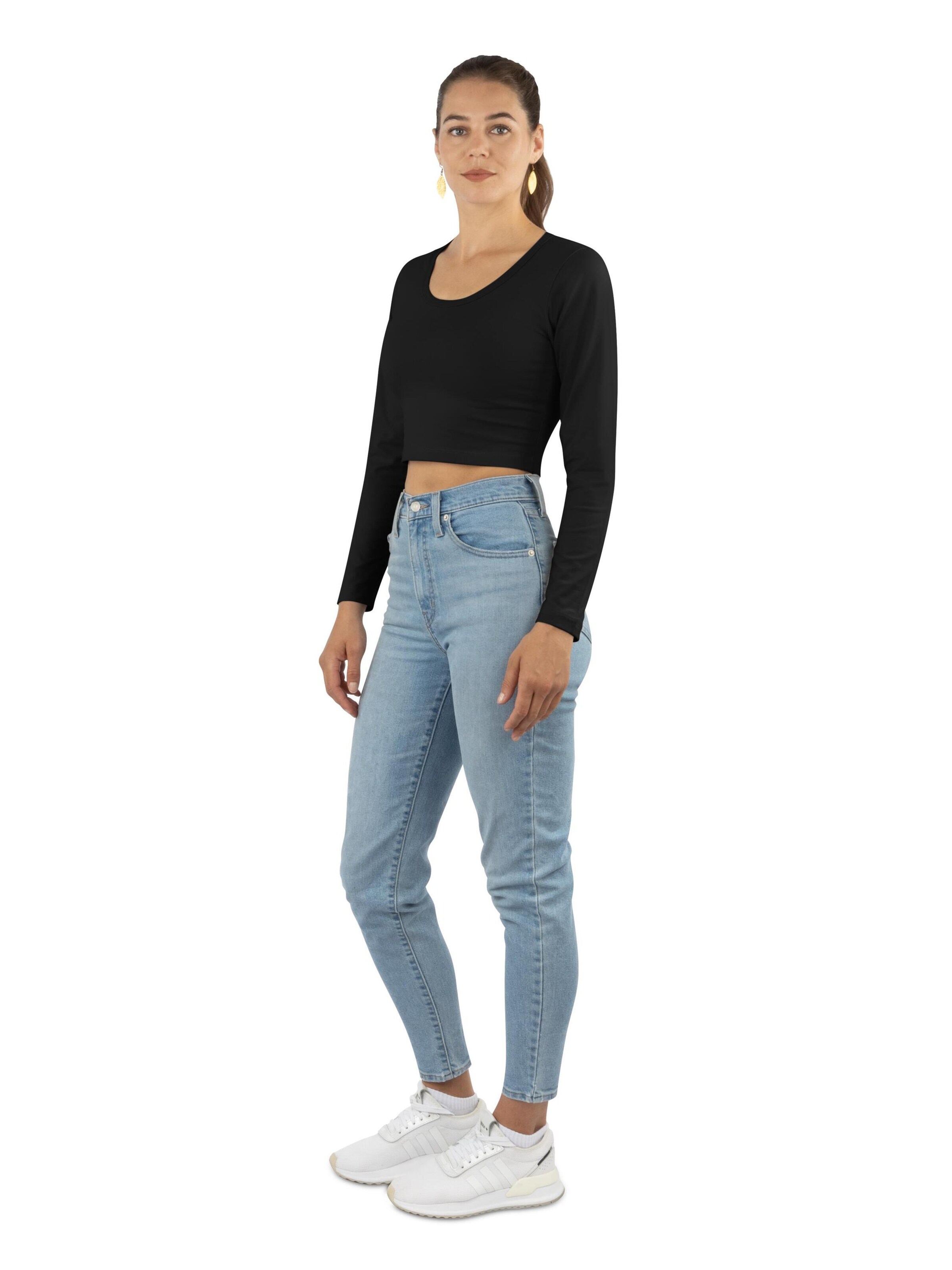 Janice Shirt 'Nerja' in Black