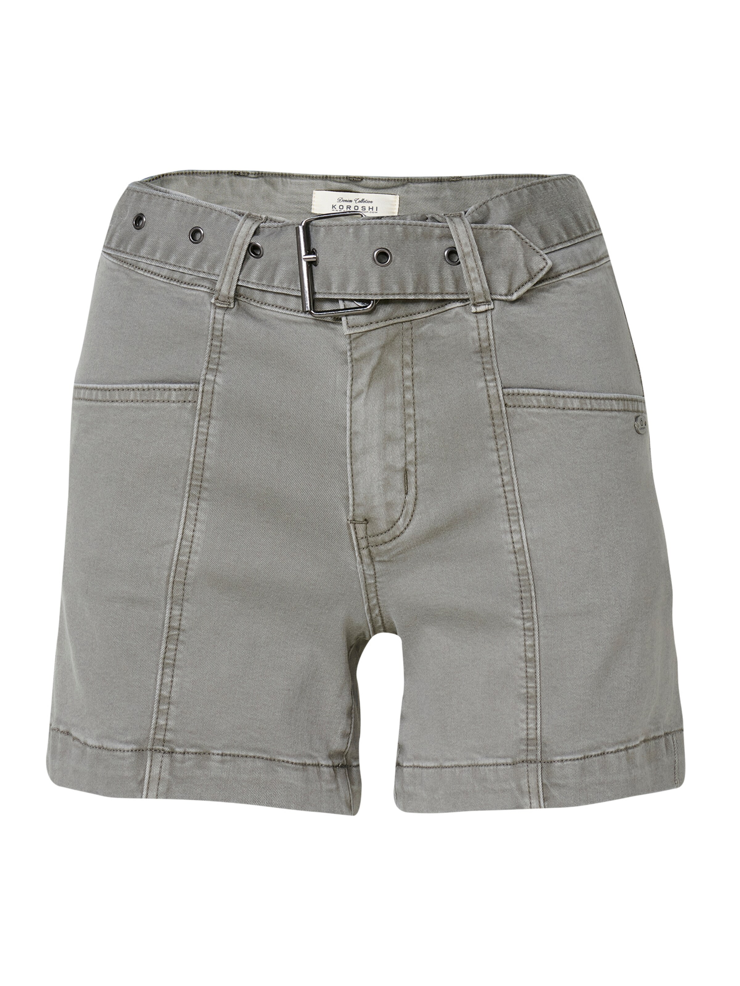 KOROSHI Обычный Джинсы в Зеленый: спереди