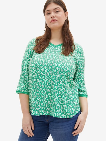 Tom Tailor Women + Shirt in Green