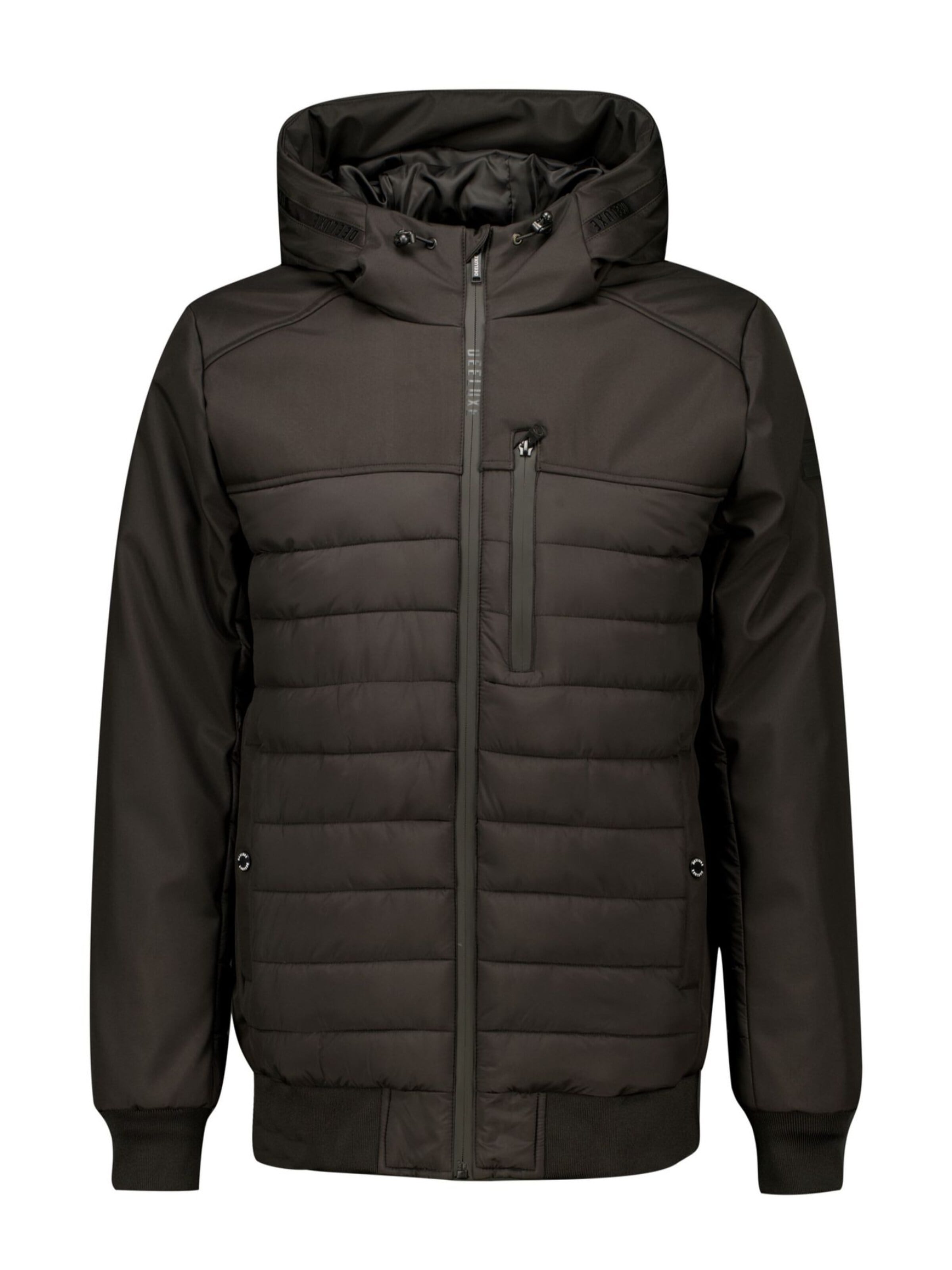Manteau d’hiver Deeluxe en noir : devant
