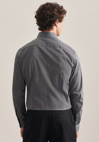 SEIDENSTICKER Slim fit Business shirt in Grey