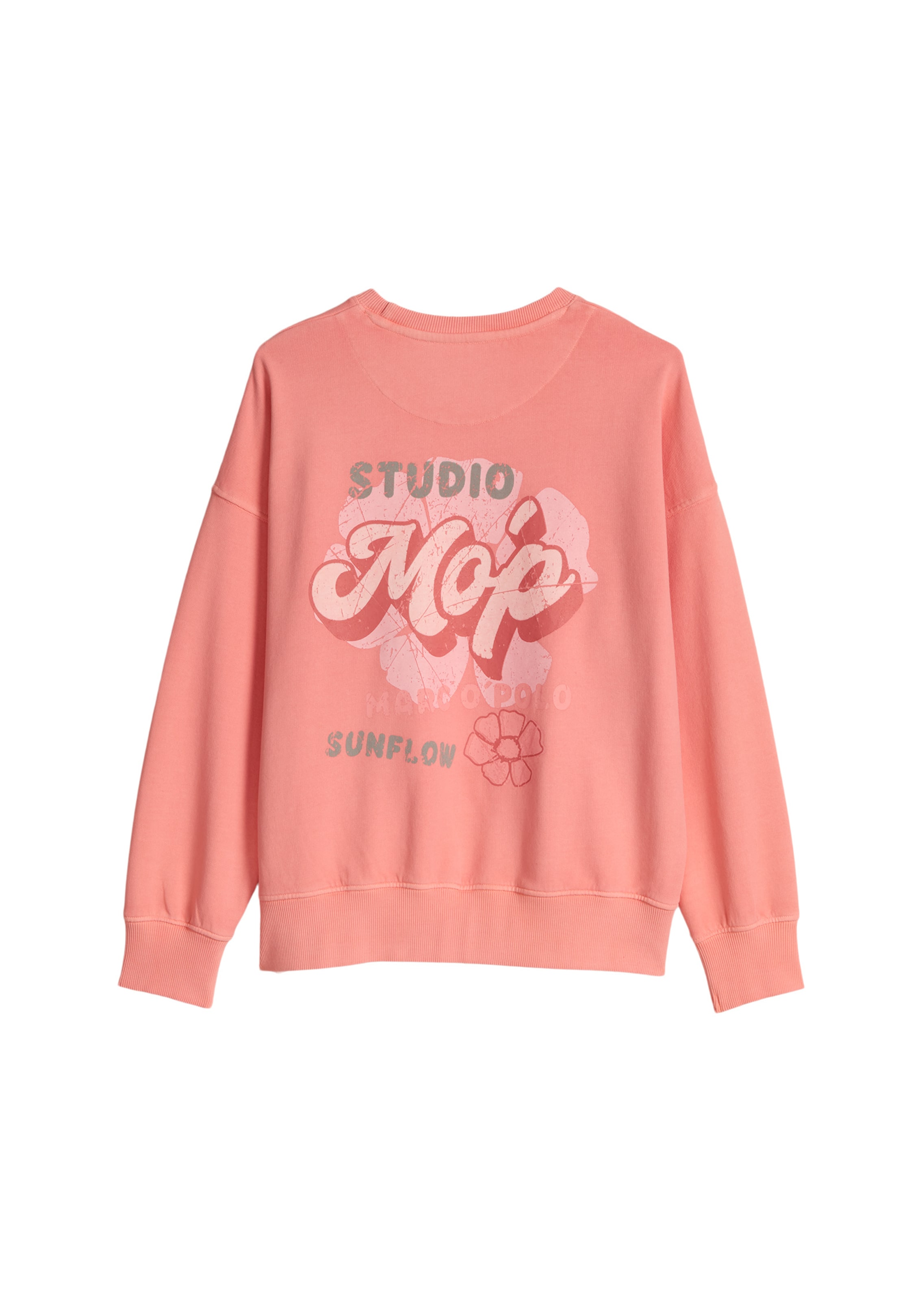 Marc O'Polo Sweatshirt ' mit Logoprint auf beiden Seiten ' in Red