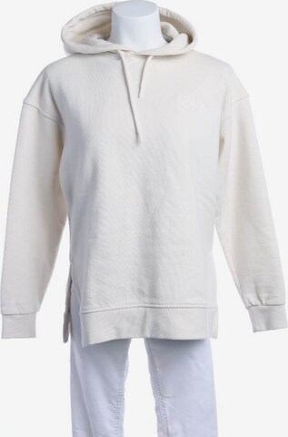 GANNI Sweatshirt & Zip-Up Hoodie in XS in White: front