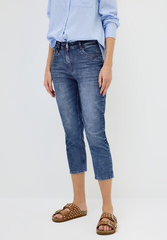 CECIL Slim fit Jeans in Blue: front