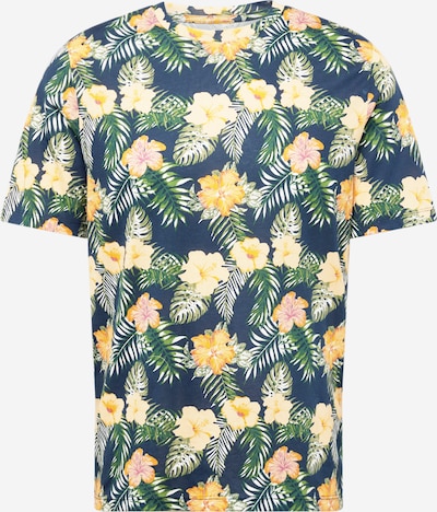 JACK & JONES Shirt 'CHILL' in Navy / Light yellow / Green / White, Item view