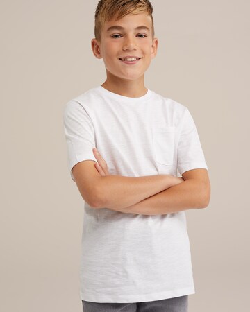 WE Fashion T-shirt i vit: framsida
